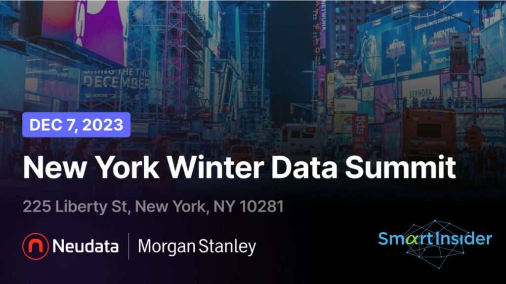 Smart Insider Smart Insider Participates in Neudata's New York Winter Data Summit 2023